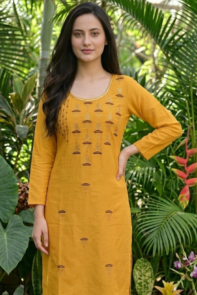 Yellow Kurti