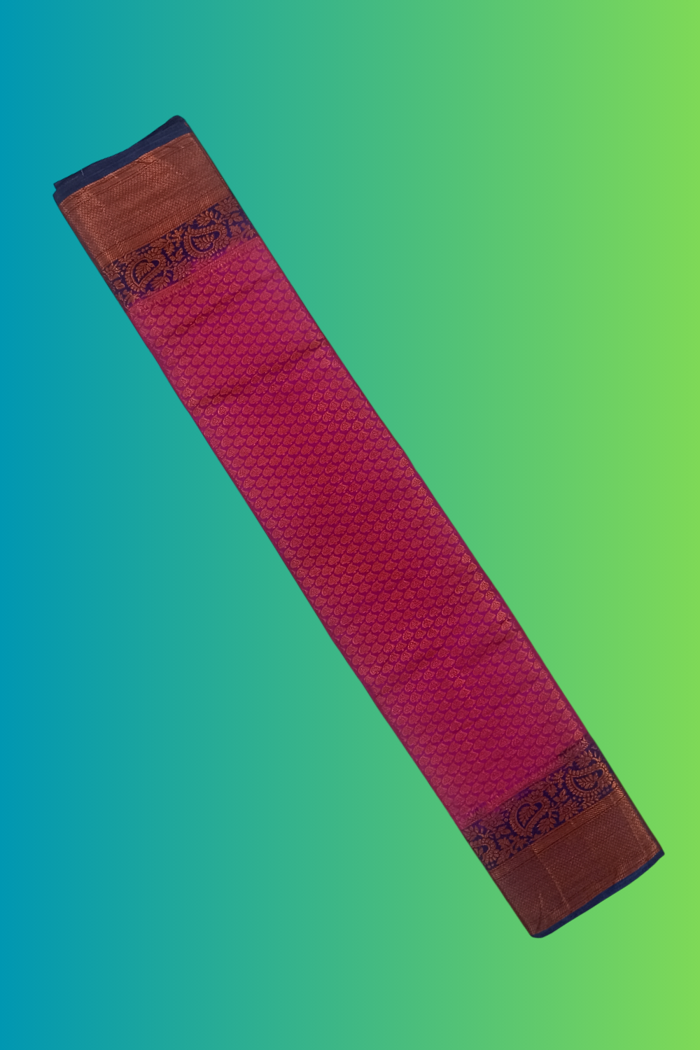 Jhilmil Pink Silk Saree - Image 5