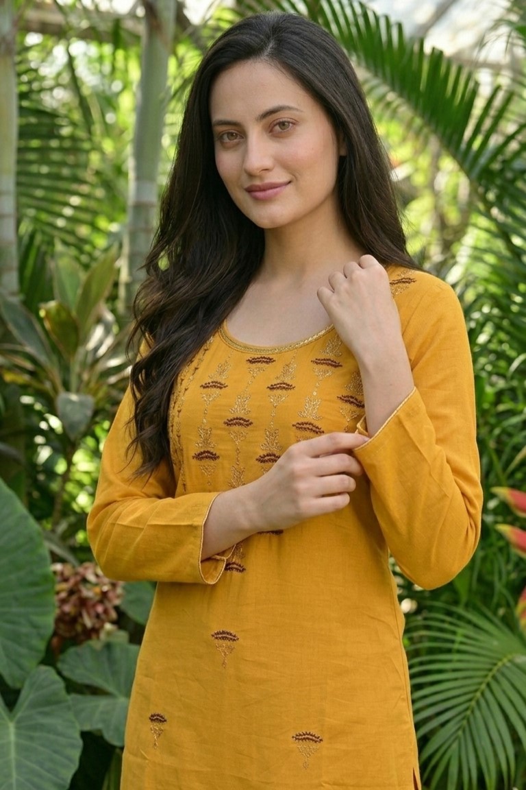 Yellow Kurti - Image 2