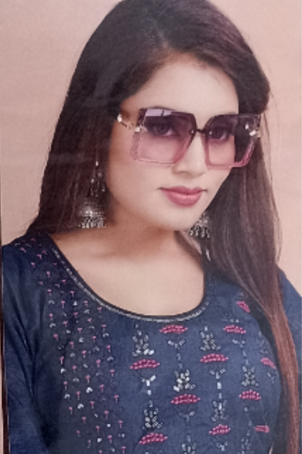 Navy Blue Kurti - Image 2