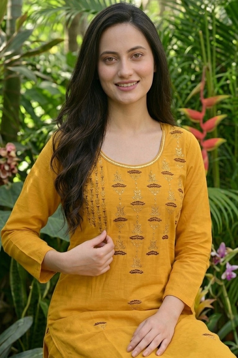 Yellow Kurti - Image 4