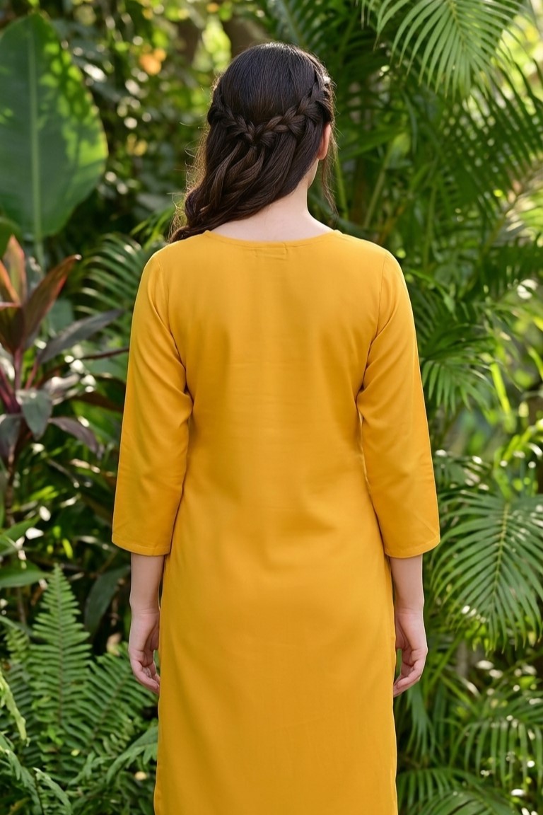 Yellow Kurti - Image 3