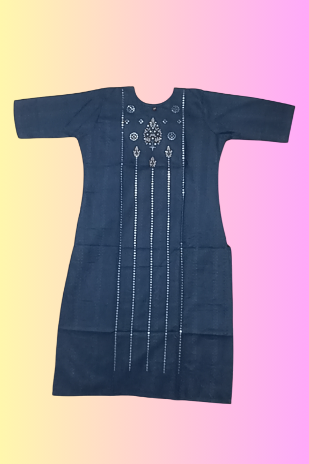 Dark Green Cotton Kurti