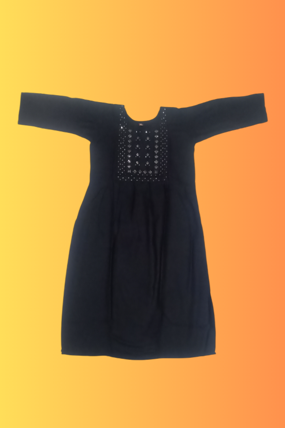 Black Frill Kurti - Image 6