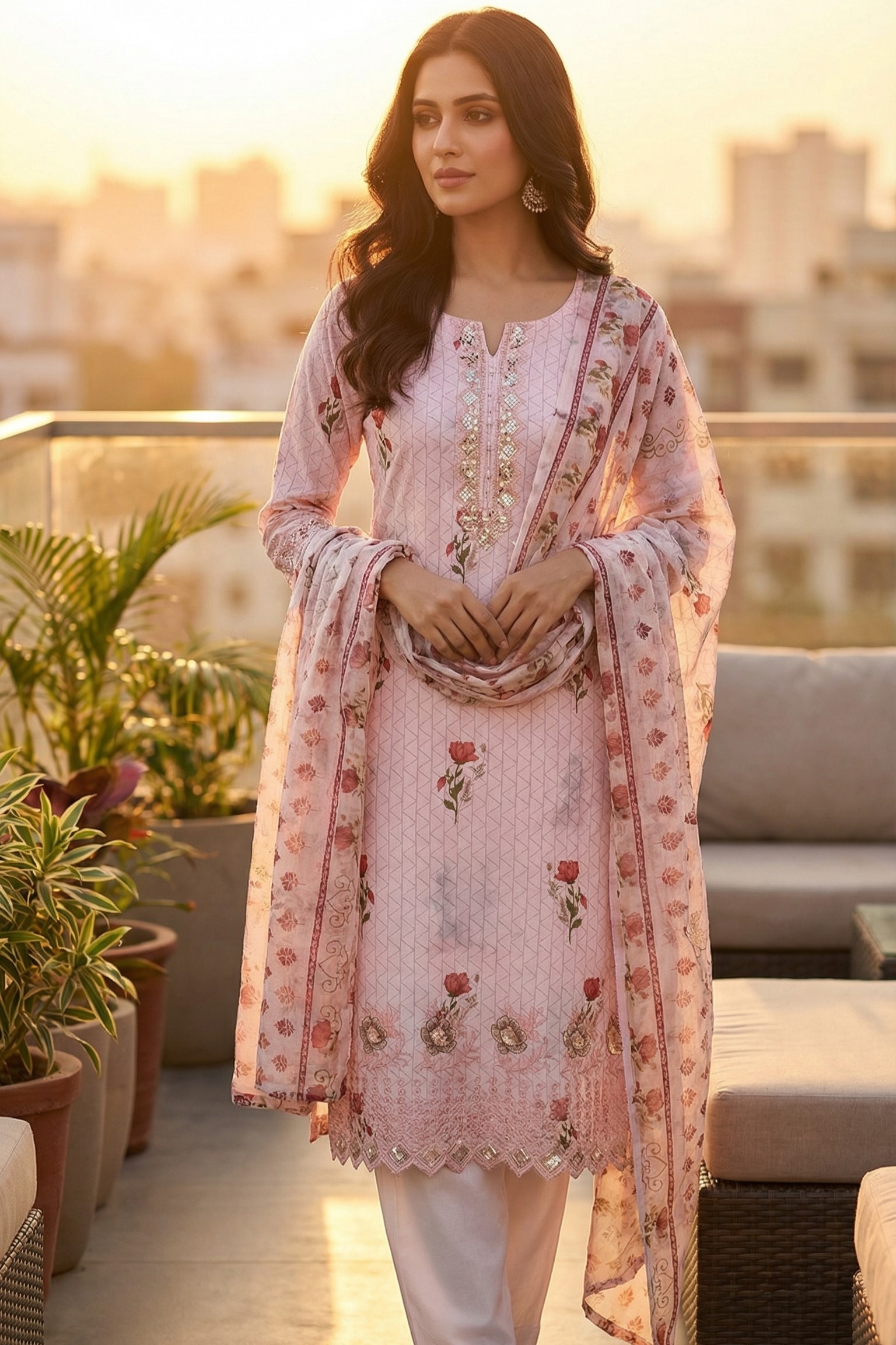 Cotton Printed Suit Salwar Dress Material